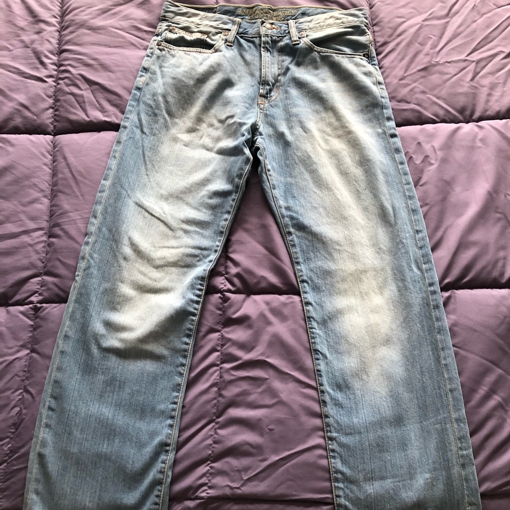 MENS AMERICAN EAGLE RELAXED STRAIGHT JEANS